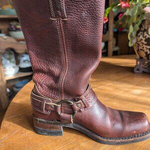 Frye Belted Harness Boots